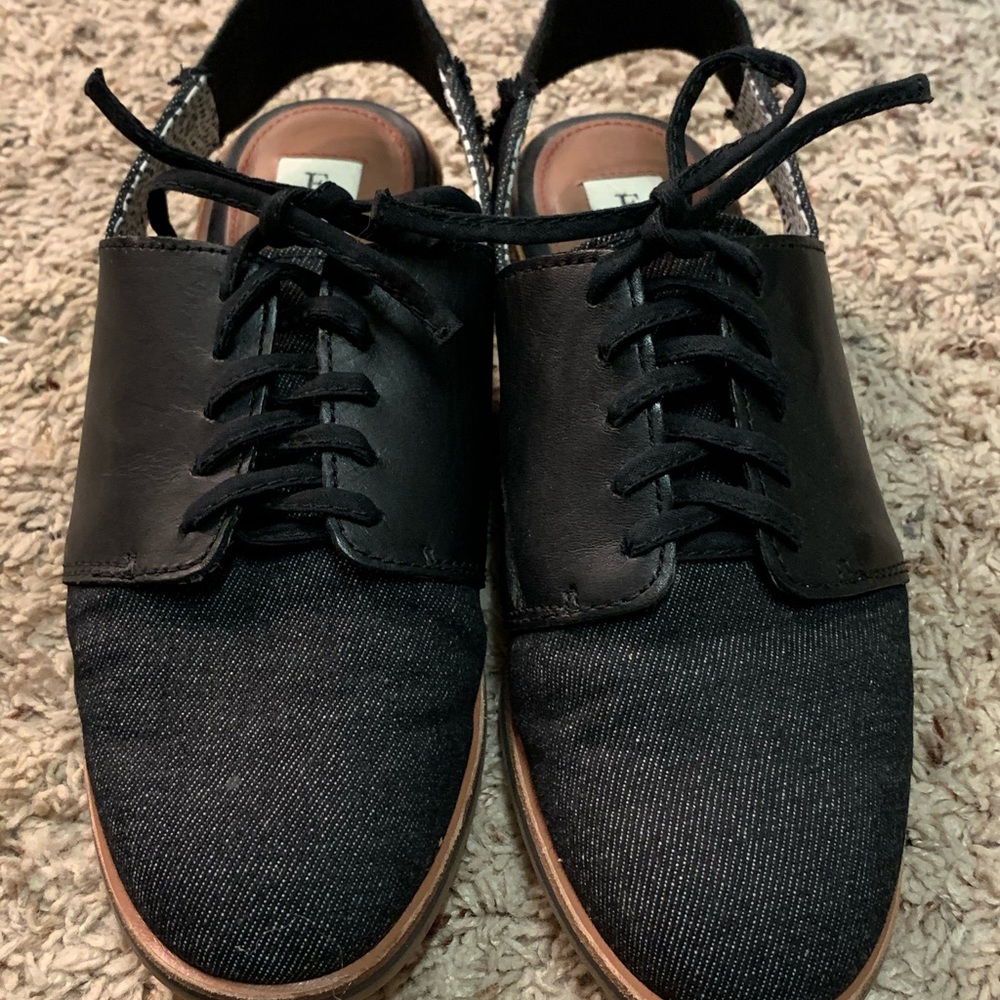 Ellen Degeneres Sling back Love Oxford Black